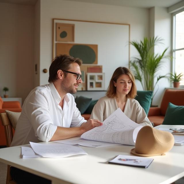 Consultoría de interiorismo en salón madrileño